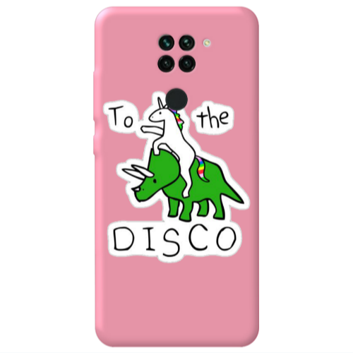 Xiaomi Redmi Note 9 To the disco Pink Colored Silicone TPU Θήκη