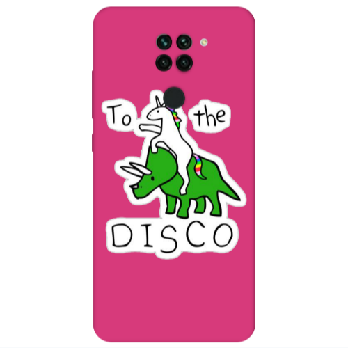 Xiaomi Redmi Note 9 To the disco Fuchsia Colored Silicone TPU Θήκη