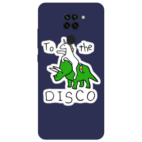 Xiaomi Redmi Note 9 To the disco Dark blue Colored Silicone TPU Θήκη