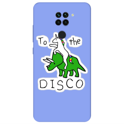 Xiaomi Redmi Note 9 To the disco Light Purple Colored Silicone TPU Θήκη