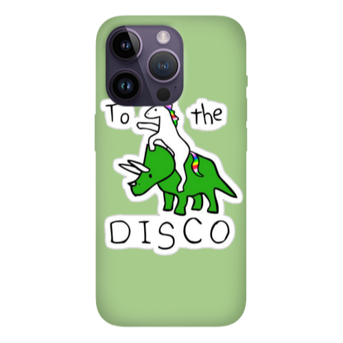 Apple iPhone 14 Pro Max To the disco Light Green Colored Silicone TPU Θήκη