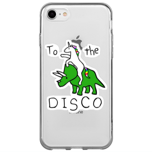 Apple iPhone 7 To the disco Transparent Silicone TPU Θήκη