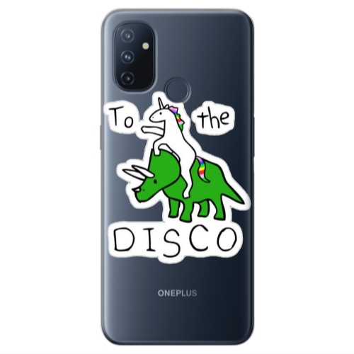 Oneplus Nord 100 To the disco Transparent Silicone TPU Θήκη