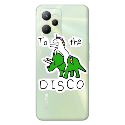 Realme C35 To the disco Transparent Silicone TPU Θήκη