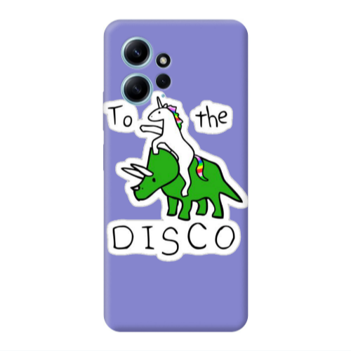 Xiaomi Redmi Note 12 4G To the disco Purple Colored Silicone TPU Θήκη