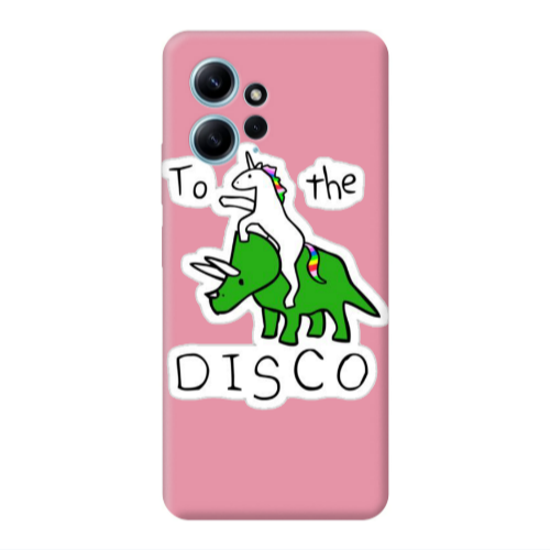 Xiaomi Redmi Note 12 4G To the disco Pink Colored Silicone TPU Θήκη
