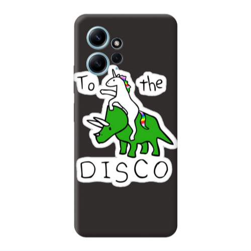 Xiaomi Redmi Note 12 4G To the disco Black Colored Silicone TPU Θήκη