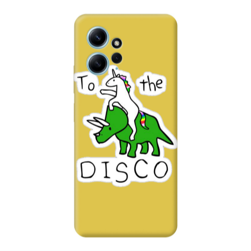 Xiaomi Redmi Note 12 4G To the disco Yellow Colored Silicone TPU Θήκη