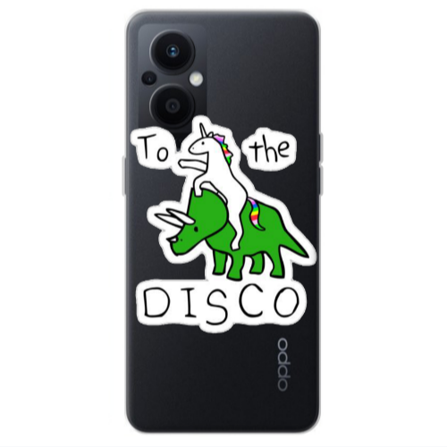 Oppo Reno 7 Lite To the disco Transparent Silicone TPU Θήκη