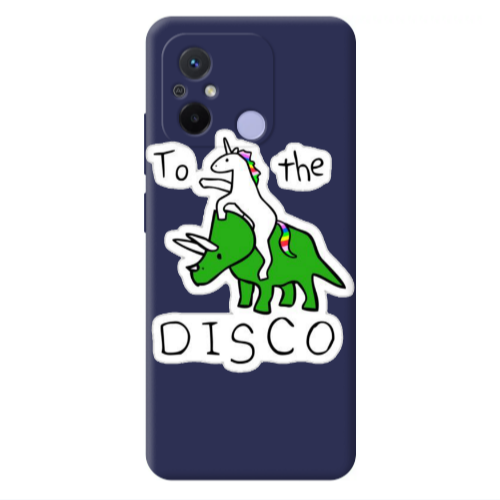 Xiaomi Redmi 12C To the disco Dark blue Colored Silicone TPU Θήκη