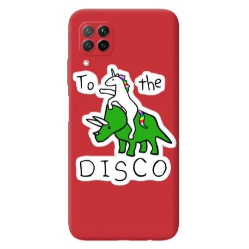 Huawei P40 Lite To the disco Red Colored Silicone TPU Θήκη