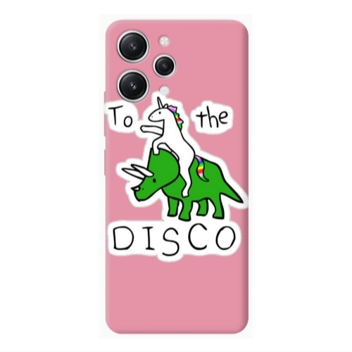 Xiaomi Redmi 12 To the disco Pink Colored Silicone TPU Θήκη