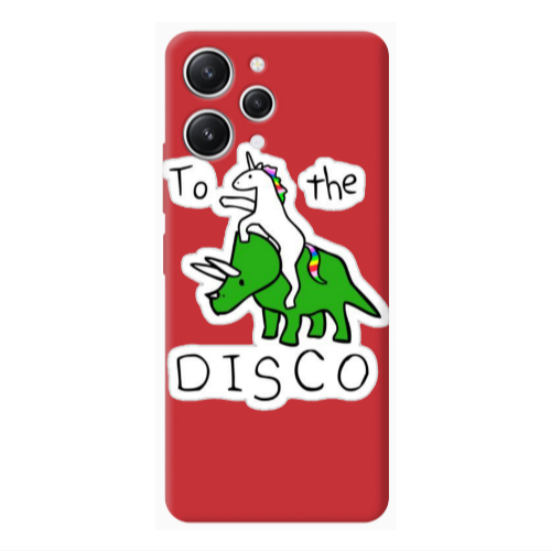 Xiaomi Redmi 12 To the disco Red Colored Silicone TPU Θήκη