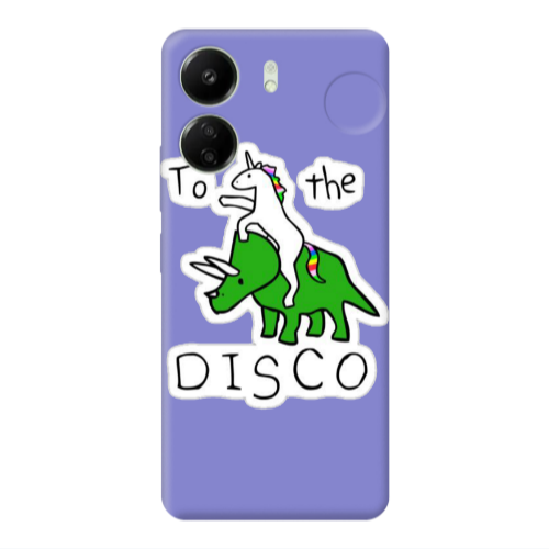 Xiaomi Redmi 13C To the disco Purple Colored Silicone TPU Θήκη