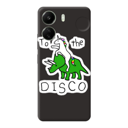 Xiaomi Redmi 13C To the disco Black Colored Silicone TPU Θήκη