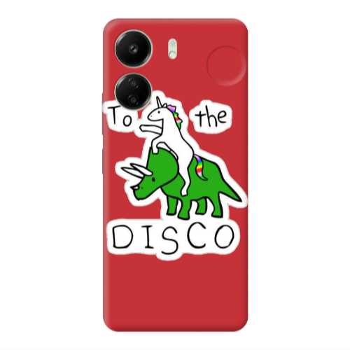 Xiaomi Redmi 13C To the disco Red Colored Silicone TPU Θήκη