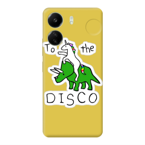Xiaomi Redmi 13C To the disco Yellow Colored Silicone TPU Θήκη