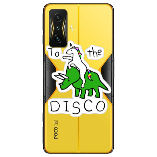 Xiaomi Poco F4 Gt To the disco Transparent Silicone TPU Θήκη