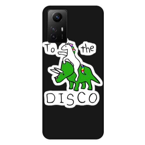 Xiaomi Redmi Note 12s To the disco Black Colored Silicone TPU Θήκη