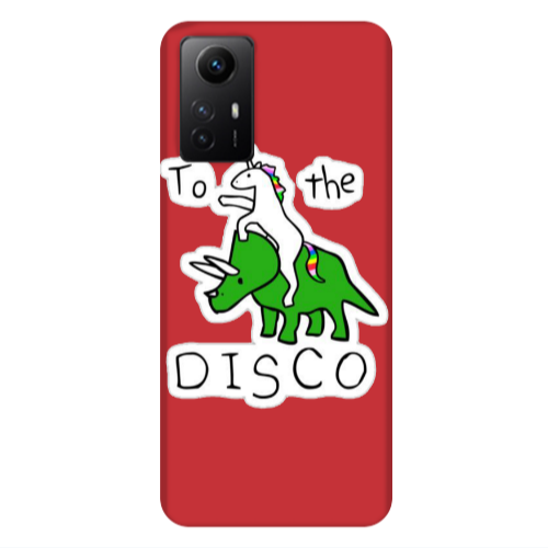 Xiaomi Redmi Note 12s To the disco Red Colored Silicone TPU Θήκη