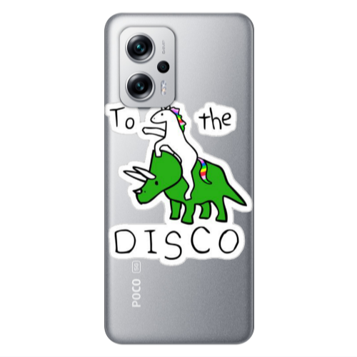Xiaomi Poco X4 GT To the disco Transparent Silicone TPU Θήκη