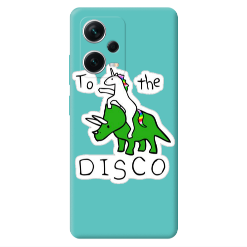 Xiaomi Poco X5 To the disco Turquoise Colored Silicone TPU Θήκη