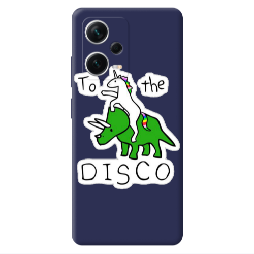 Xiaomi Poco X5 To the disco Dark blue Colored Silicone TPU Θήκη
