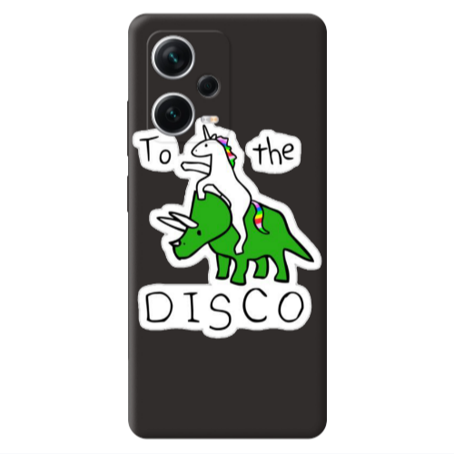 Xiaomi Poco X5 To the disco Black Colored Silicone TPU Θήκη
