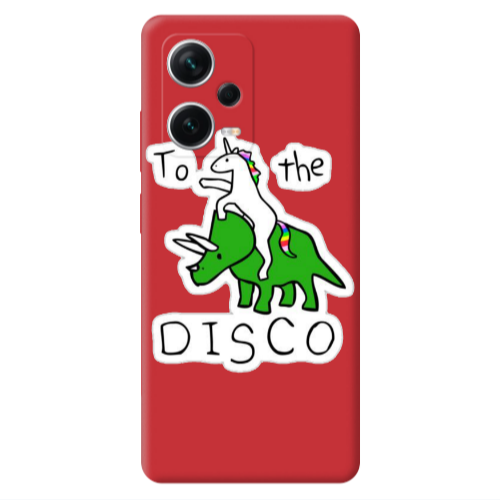 Xiaomi Poco X5 To the disco Red Colored Silicone TPU Θήκη