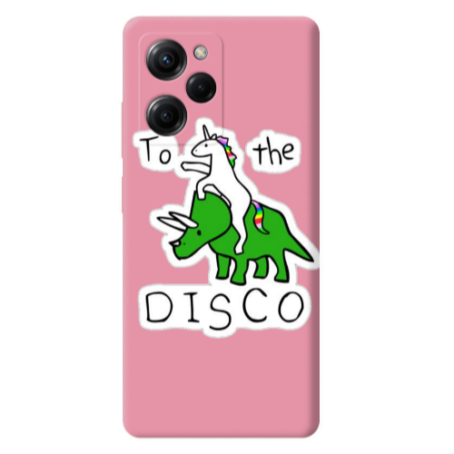 Xiaomi Poco X5 Pro To the disco Pink Colored Silicone TPU Θήκη