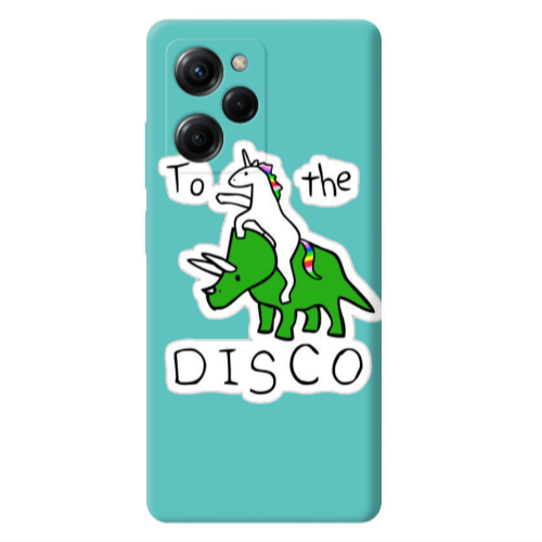 Xiaomi Poco X5 Pro To the disco Turquoise Colored Silicone TPU Θήκη
