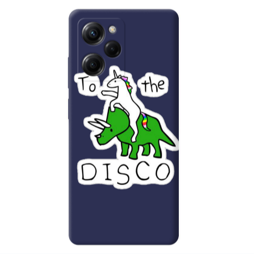 Xiaomi Poco X5 Pro To the disco Dark blue Colored Silicone TPU Θήκη