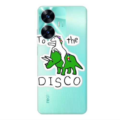 Realme C55 To the disco Transparent Silicone TPU Θήκη