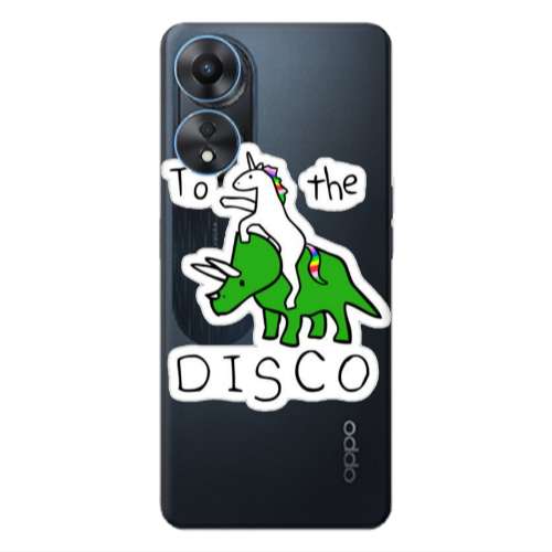 Oppo A 98 To the disco Transparent Silicone TPU Θήκη