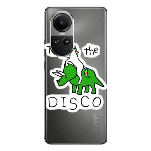 Oppo Reno10 5G To the disco Transparent Silicone TPU Θήκη