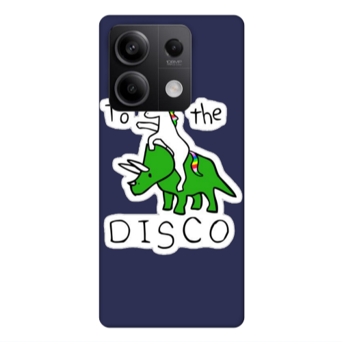 Xiaomi Redmi Note 13 5G To the disco Dark blue Colored Silicone TPU Θήκη
