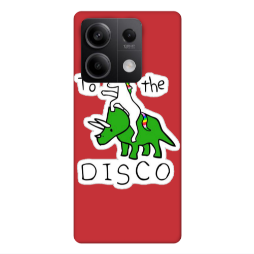 Xiaomi Redmi Note 13 5G To the disco Red Colored Silicone TPU Θήκη