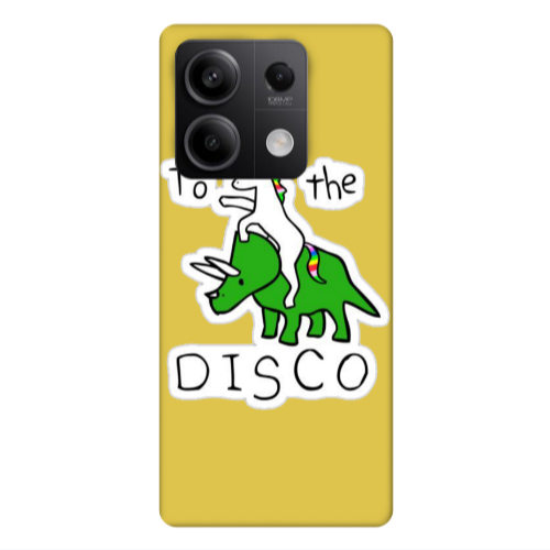 Xiaomi Redmi Note 13 5G To the disco Yellow Colored Silicone TPU Θήκη
