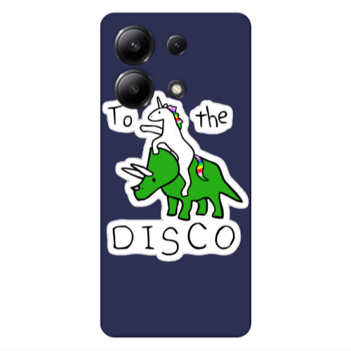 Xiaomi Redmi Note 13 4G To the disco Dark blue Colored Silicone TPU Θήκη