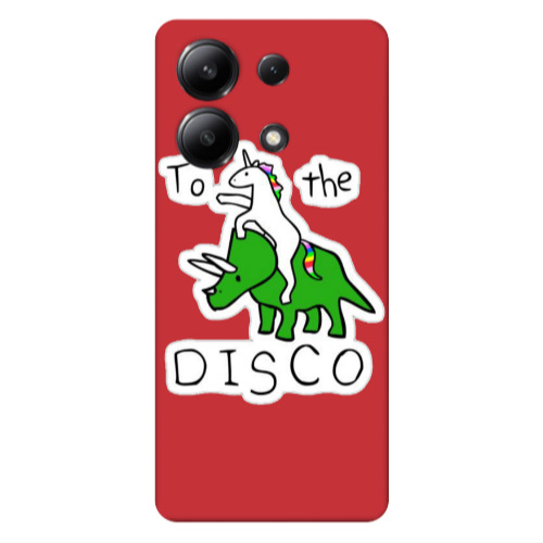 Xiaomi Redmi Note 13 4G To the disco Red Colored Silicone TPU Θήκη
