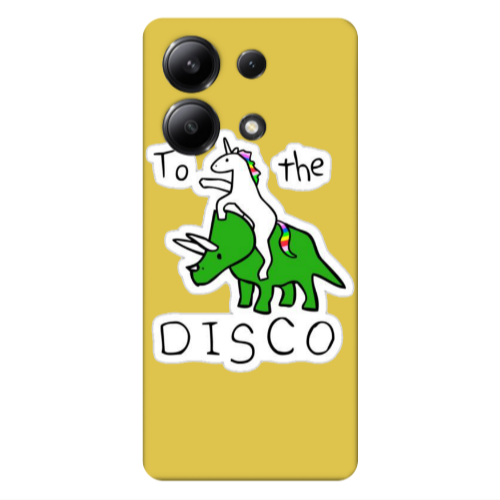 Xiaomi Redmi Note 13 4G To the disco Yellow Colored Silicone TPU Θήκη