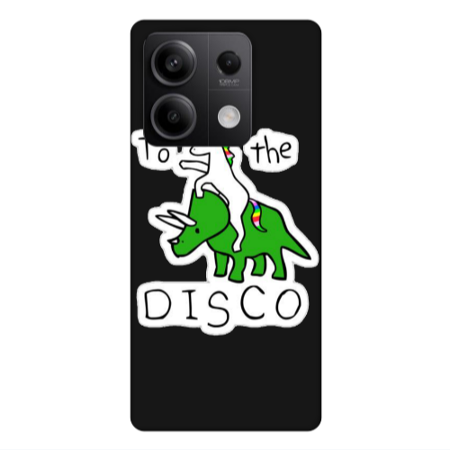 Xiaomi Redmi Note 13Pro 5G To the disco Black Colored Silicone TPU Θήκη