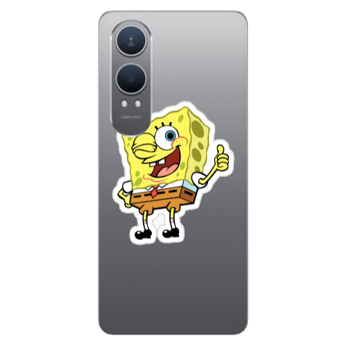 Oneplus Nord Ce 4 lite spongebob2 Transparent Silicone TPU Θήκη