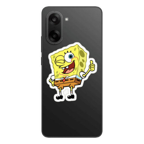 Oneplus Nord CE 5 spongebob2 Transparent Silicone TPU Θήκη