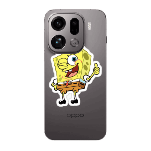 Oppo Find X9 Pro spongebob2 Transparent Silicone TPU Θήκη