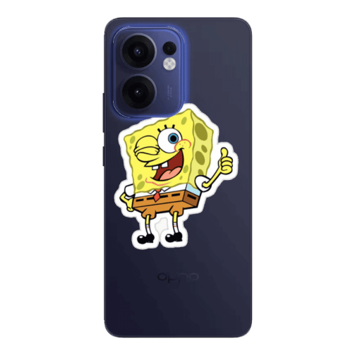 Oppo Reno13 FS spongebob2 Transparent Silicone TPU Θήκη