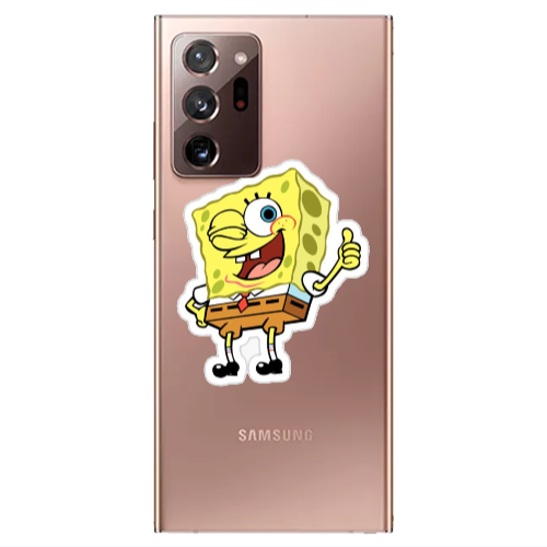 Samsung Note 20 Ultra spongebob2 Transparent Silicone TPU Θήκη