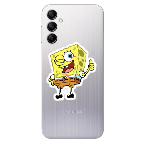 Samsung A24 spongebob2 Transparent Silicone TPU Θήκη