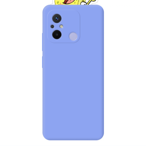 Xiaomi Redmi 12C spongebob2 Light Purple Colored Silicone TPU Θήκη
