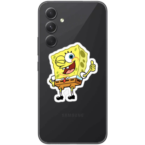 Samsung  Galaxy A05s spongebob2 Transparent Silicone TPU Θήκη